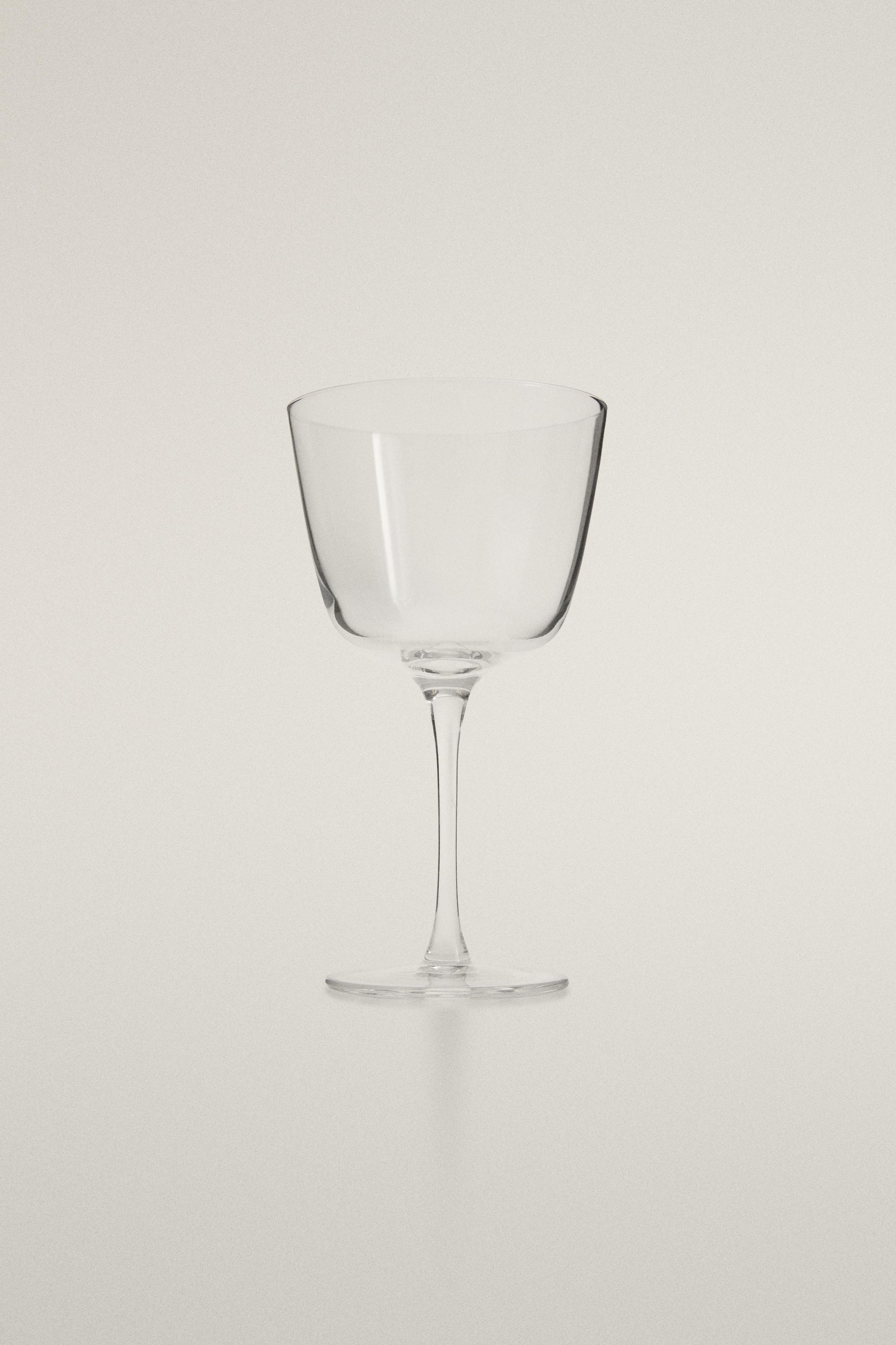 VERRE À VIN CRISTALLIN BASE PLATE